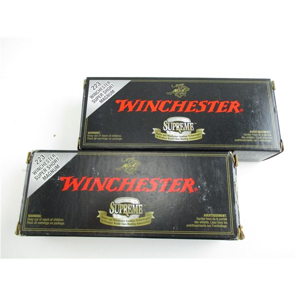 WINCHESTER SUPREME .223 WSSM AMMO
