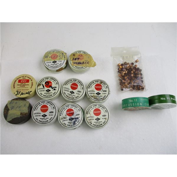 ASSORTED PERCUSSION CAP LOT