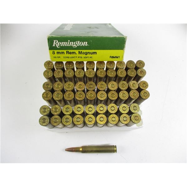 REMINGTON 8 MM REM MAG AMMO LOT