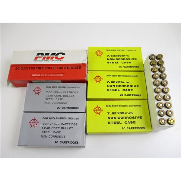 ASSORTED 7.62 X 39 MM AMMO