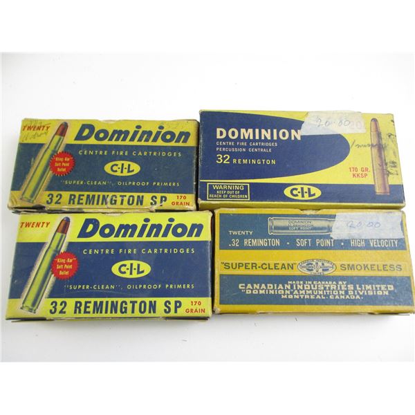 ASSORTED .32 REM AMMO