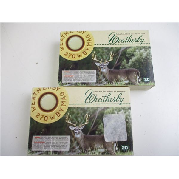 WEATHERBY .270 WBY MAG AMMO
