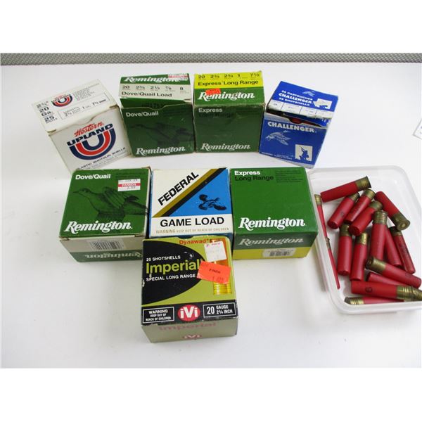 ASSORTED 20 GA AND 28 GA SHOTSHELLS