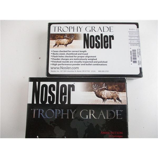 ASSORTED NOSLER TROPHY GRADE AMMO
