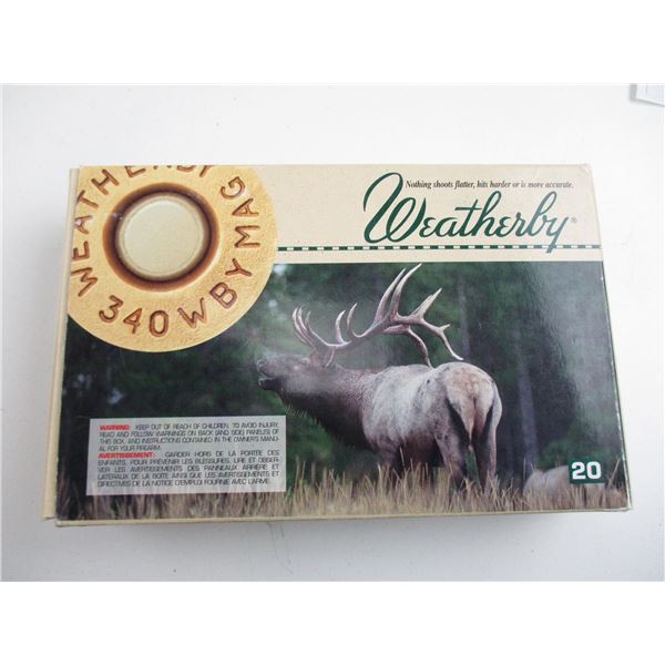 WEATHERBY .340 WBY MAG AMMO