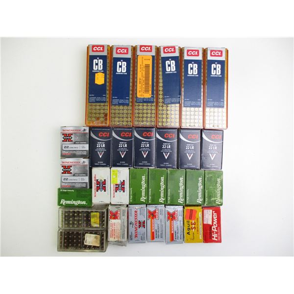ASSORTED .22 AMMO LOT