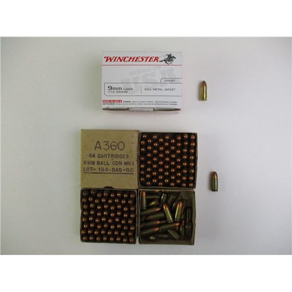 ASSORTED 9MM AMMO