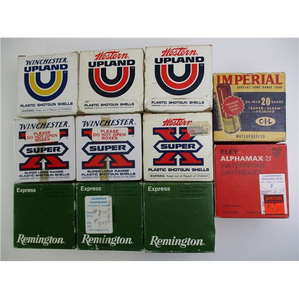 ASSORTED 20 GA SHOTSHELL LOT