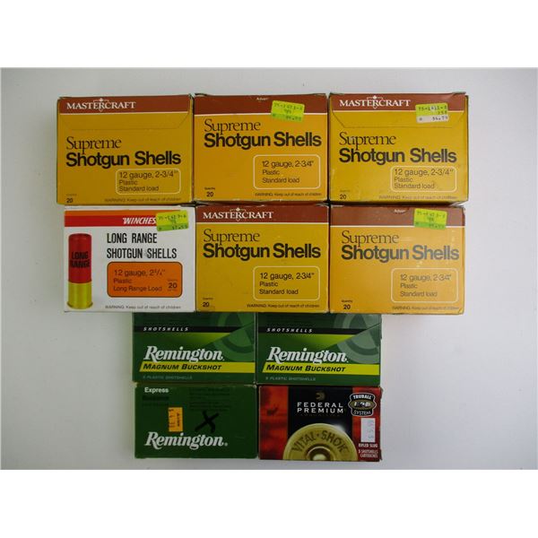 ASSORTED 12 GA SHOTSHELL LOT