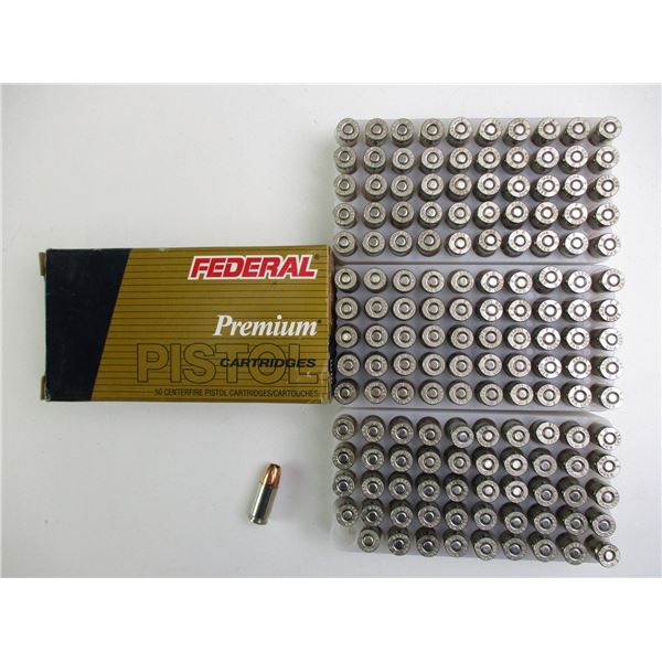 FEDERAL PREMIUM 9MM LUGER AMMO
