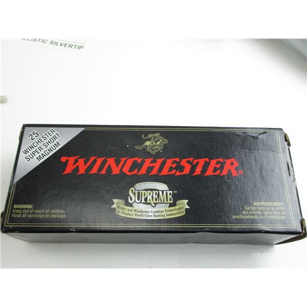WINCHESTER SUPREME .25 WSSM AMMO