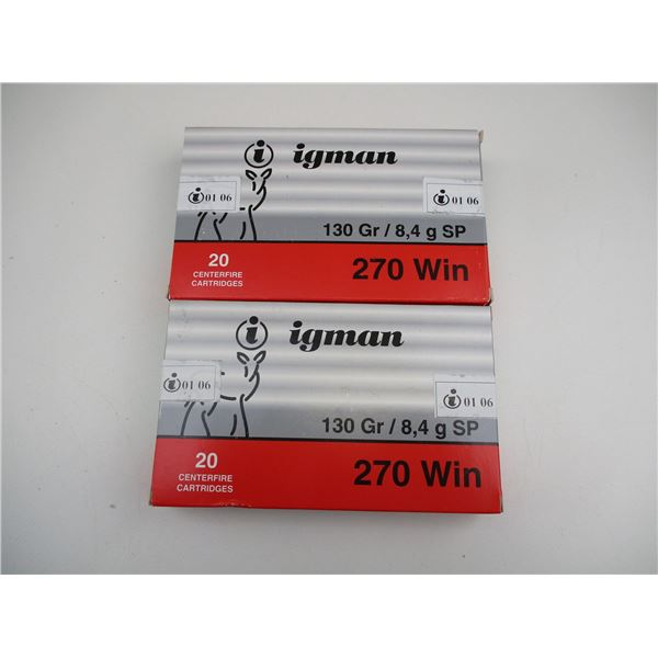 IGMAN .270 WIN AMMO