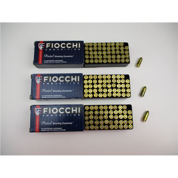 FIOCCHI 9MM LUGER AMMO