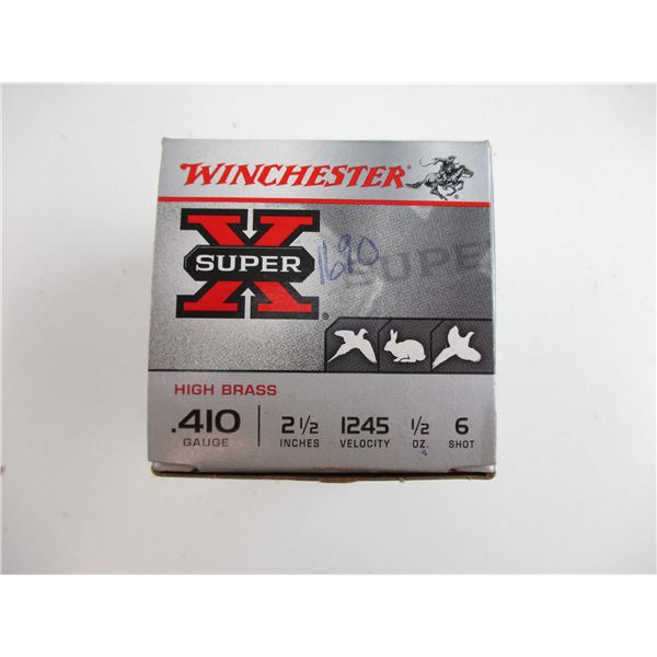 WINCHESTER SUPER-X .410 GA SHOTSHELLS