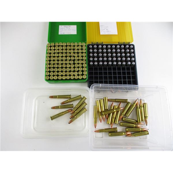ASSORTED RELOADED AND FACTORY AMMO LOT