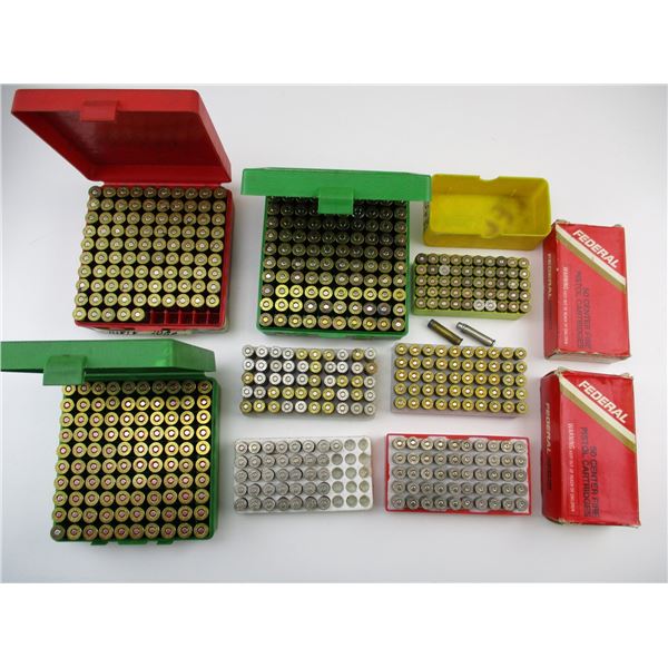 ASSORTED RELOADED AMMO LOT