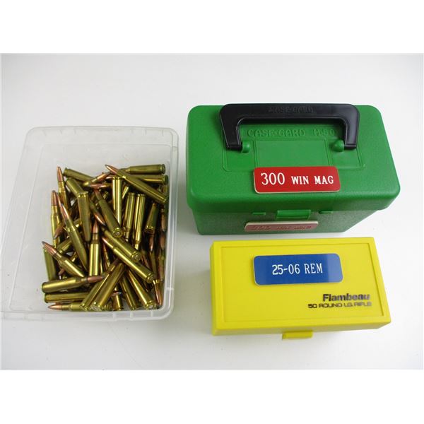 ASSORTED RELOADED AMMO LOT