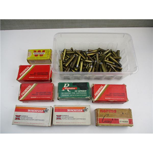 ASSORTED RELOADED AMMO LOT