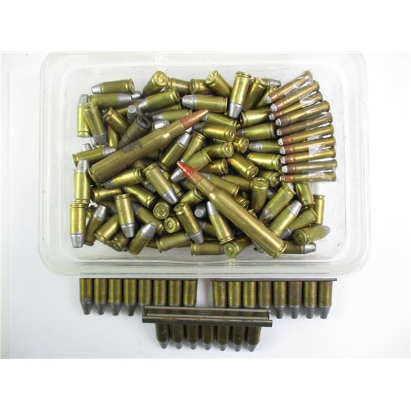 ASSORTED RELOADED AMMO LOT