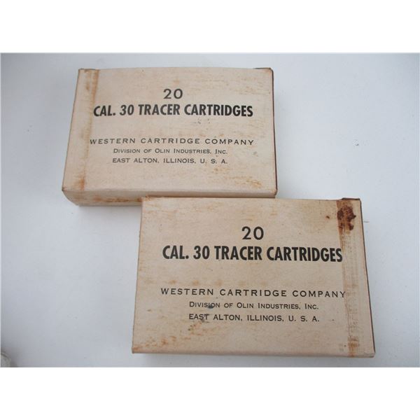 30-06, US 1950'S, TRACER MILITARY AMMO