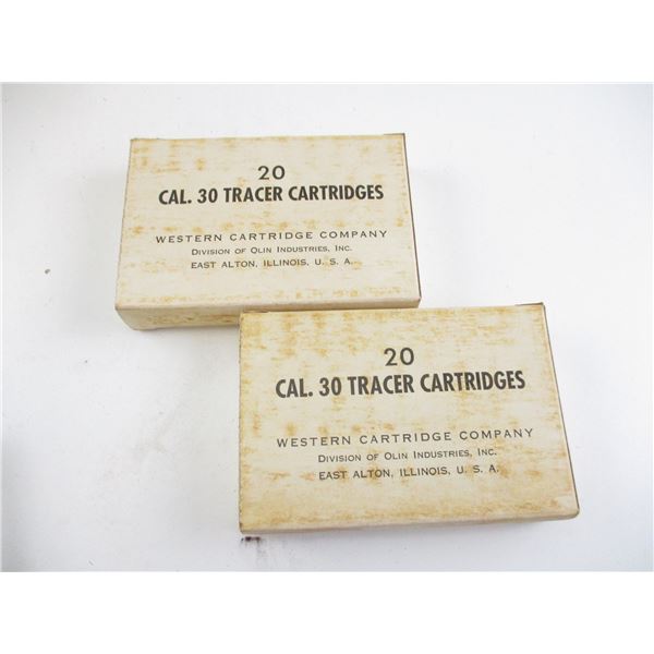US 1950'S, 30-06 MILITARY TRACER AMMO