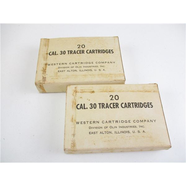 US 1950'S, 30-06 MILITARY TRACER AMMO