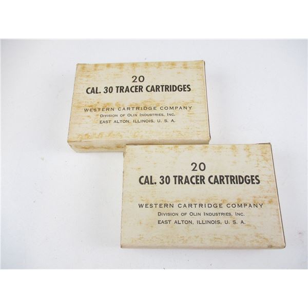 US 1950'S, 30-06 MILITARY TRACER AMMO