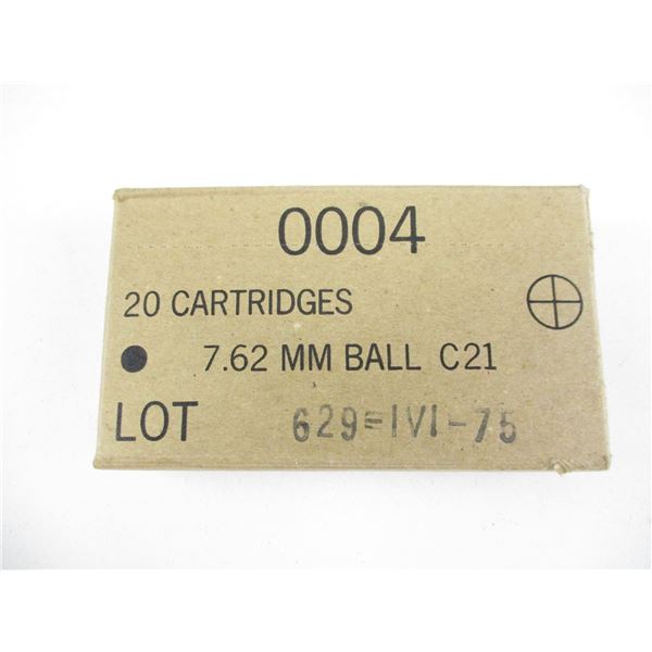 CANADIAN MILITARY 7.62MM BALL AMMO