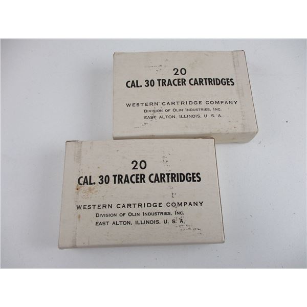 US 1950'S, 30-06 MILITARY TRACER AMMO