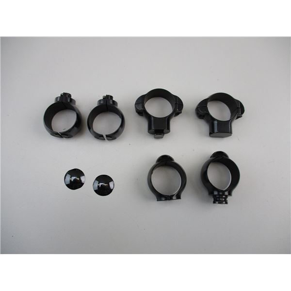 ASSORTED 1" SCOPE RINGS