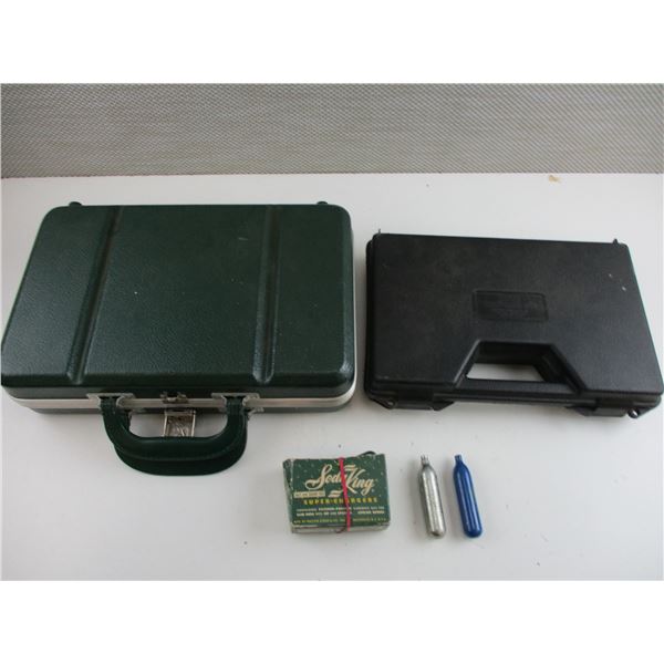 HANDGUN HARD CASES + Co2 CARTRIDGES