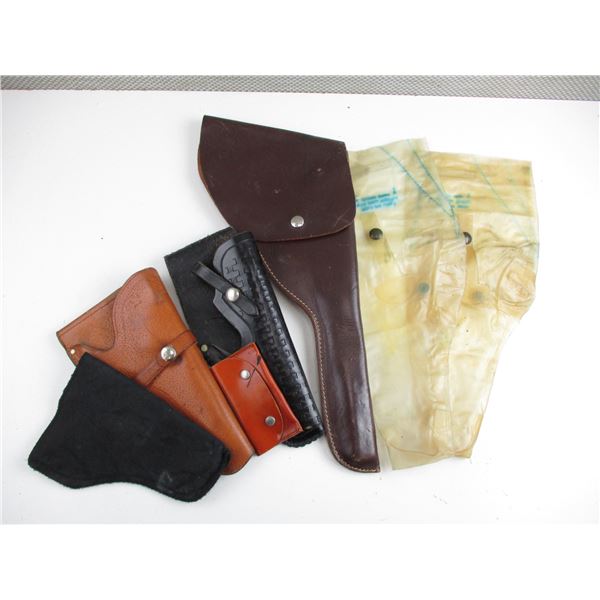 ASSORTED LEATHER HOLSTERS