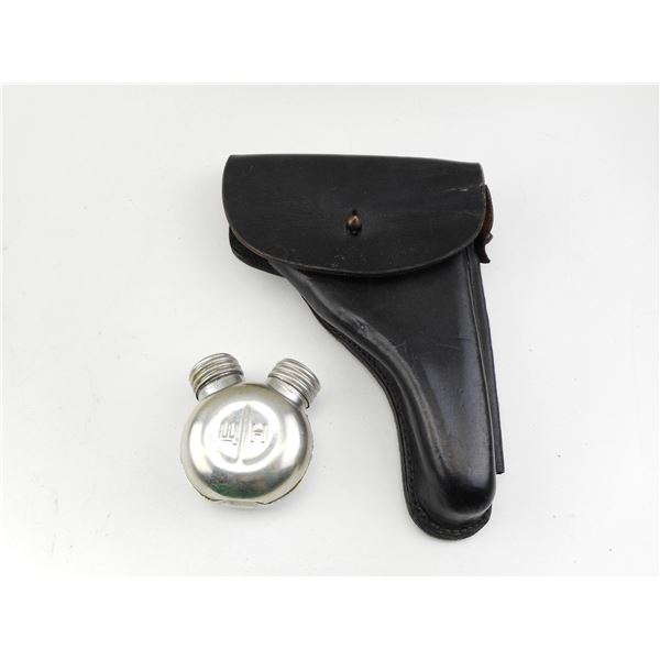 P38 TYPE LEATHER HOLSTER + OILER