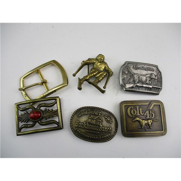 ASSORTED BELT BUCKLES