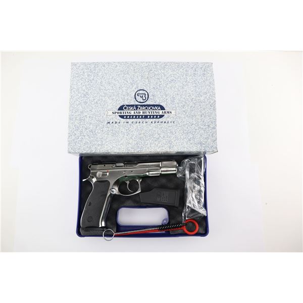 CZ , MODEL: CZ 75 B STAINLESS  , CALIBER: 9MM LUGER