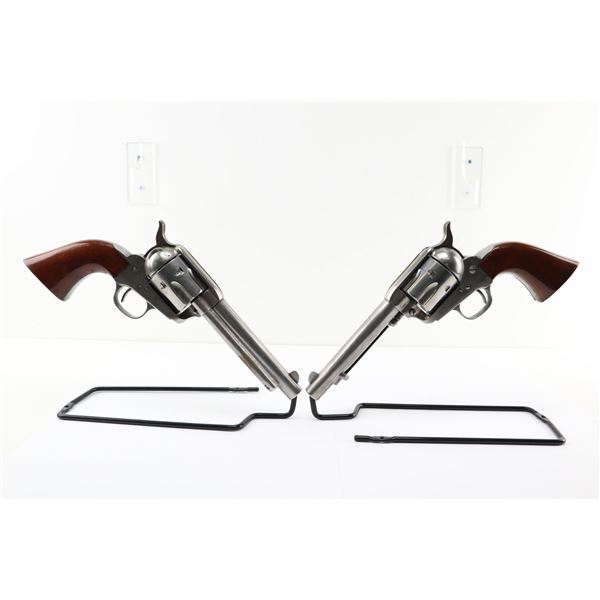 PAIR OF UBERTI , MODEL: 1873 SINGLE ACTION ARMY REPRODUCTION  , CALIBER: 357 MAG