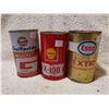 Image 1 : 3 oil tins, Shell is full