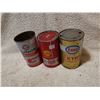 Image 3 : 3 oil tins, Shell is full