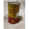 Image 1 : sealed outboard motor oil Shell, great condition