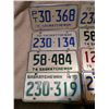 Image 3 : 8 Saskatchewanlicense plates