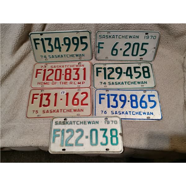 Farm Saskatchewanlicense plates