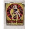 Image 2 : Lucky Lady oil sign 12" X 16"