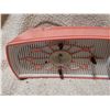 Image 3 : Vintage working radio clock, peach/pink color