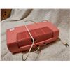 Image 5 : Vintage working radio clock, peach/pink color