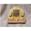 Image 2 : Antique tin comb &brush match holder