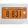 Image 1 : 1950 SASKATCHEWAN license plateS