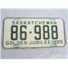 Image 1 : 1955 SASKATCHEWAN license plate