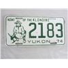 Image 1 : 1974 YUKON license plate