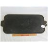 Image 2 : CAST IRON GRIDDLE ANTIQUE 10WX22L MARKED 90 GRIDDLE