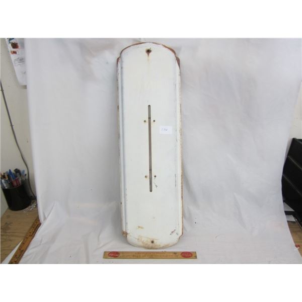 FADED FIVE ROSES FLOWER THERMOMETER 27 INCHES LONG